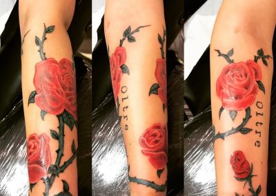 roses Tattoo Bologna franziskaevengelista Wonderland ink