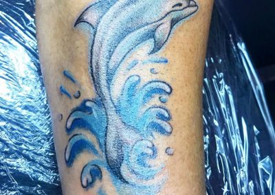 dolphin delfino tattoo Tatuaggi Bologna franziskaevengelista